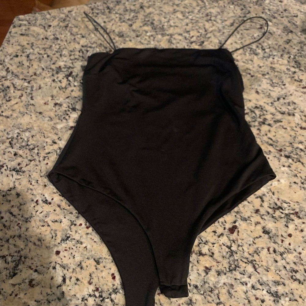Princess Polly Black Square Neckline Bodysuit 6